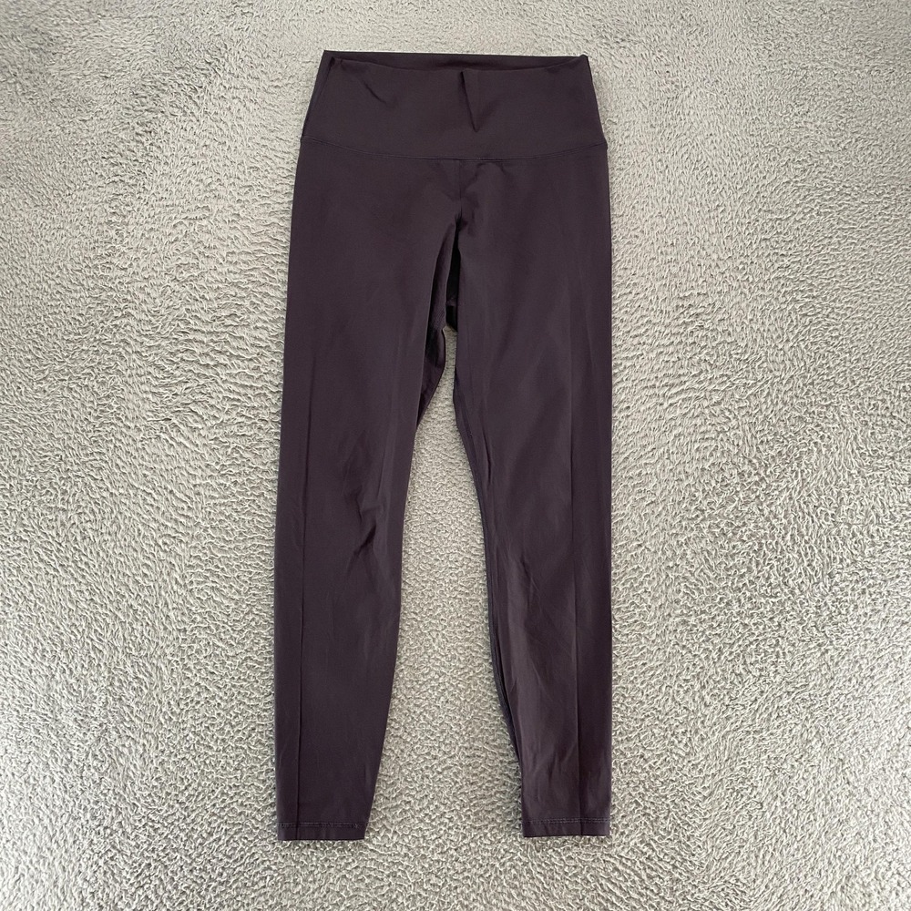 Everlane Perform Leggings Womens Large Purple High Rise 27 Inch Yoga Gym Workout